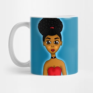 Black girl magic, melanin poppin art Mug